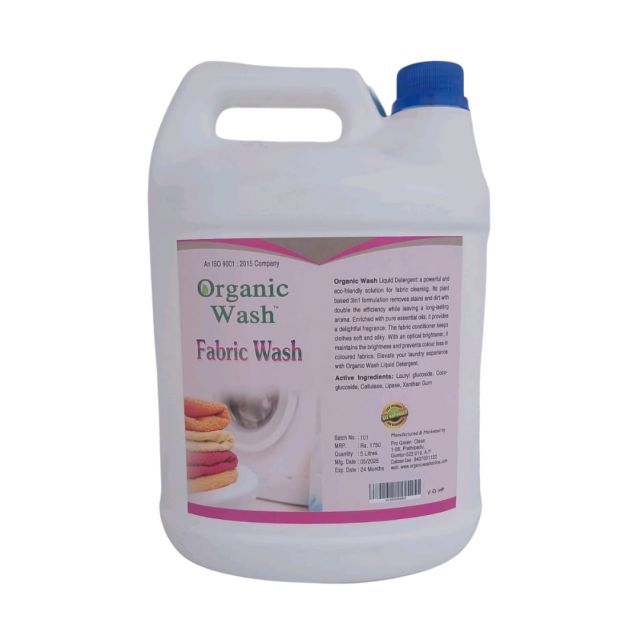 Organic Wash Fabric Wash